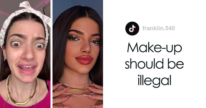 TikToker Who Looks Like She Could Be Mr. Bean’s Daughter Surprises The Internet With Her Makeup Transformations