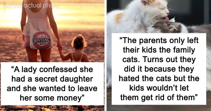 62 Times Family Members Surprised Everyone By Putting Strange Items In Their Wills