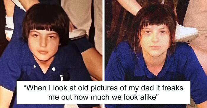 “Genetics Really Said Copy And Paste”: People Are Amazed At How Similar This Woman Looks To Her Dad In These 5 Recreation Photos