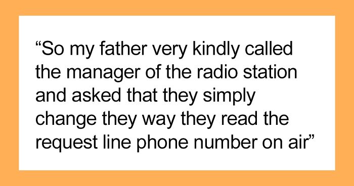 Family Gets Calls From Radio Listeners, Dad Promises Them Cars As Prizes After The Radio Station Refuses To Change The Way They Say Their Number