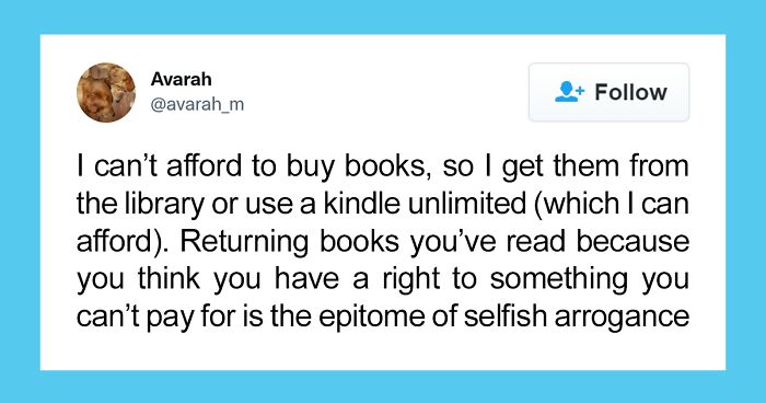 Writer Tweets About Owing Money To Amazon Because Readers Are Returning Their Finished eBooks, Sparks A Debate Among Online Users