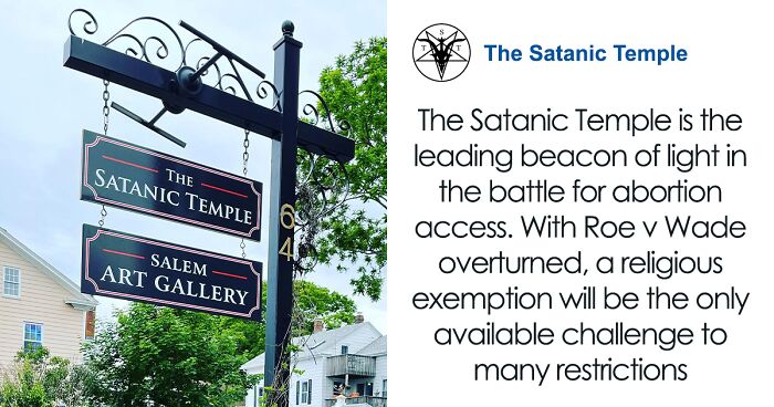 Surprising Tactic In The Fight To Preserve Abortion Rights In The U.S. Comes From None Other Than The Satanic Temple, Which Upholds Religious Abortion Rituals