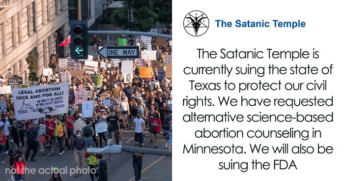 The Satanic Temple Is Defending Abortion As A Religious Liberty As The Procedure Is One Of Their Rituals That 