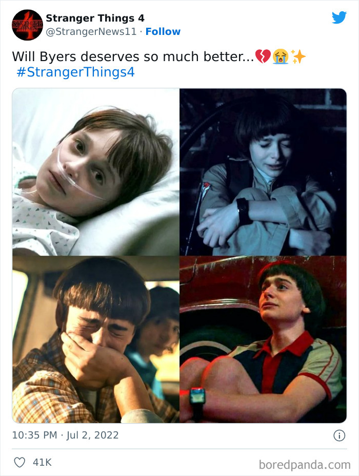 Will Byers Crying