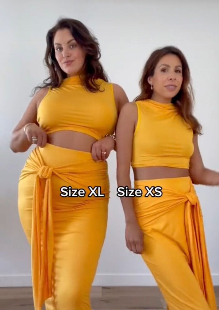 Women Compare XL And XS Sizes Of The Same Clothes, And Their Photos Go  Viral