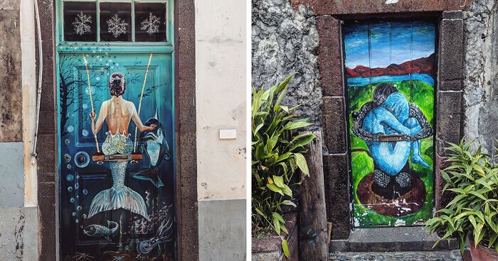 The Painted Doors Project: I Took Pictures Of Beautiful Doors In Madeira (27 Pics)