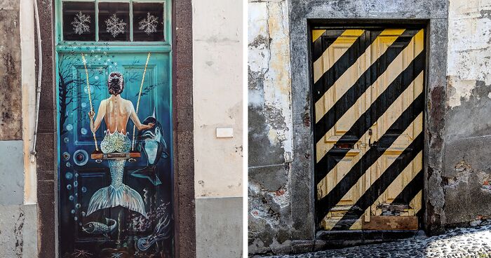 Walking Through Funchal in Madeira, I Was Amazed By The Hidden Beauty Of This City, Here Are Some Of The Colorful Doors I Visited (27 Pics)