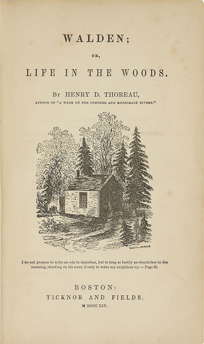 Walden By Henry David Thoreau