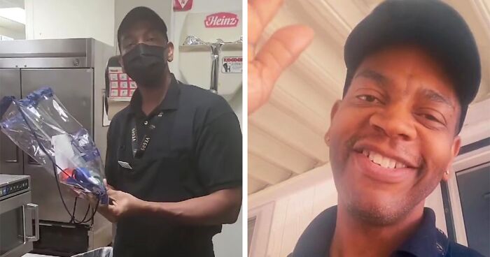 People Come Together For Burger King Employee Who Got A Modest Goodie Bag After 27 Years Of Work, Raising Over $330,000 For Him And His Family