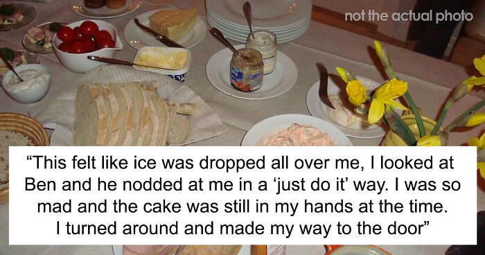 Woman Asks Folks Online If She’s A Jerk For Taking The Cake She Baked For Her Fiance And Leaving His B-Day Party After His Mom Stole Her Thunder