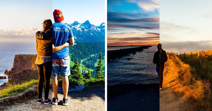 Long-Distance Couple Travels The World Separately, But Together In Photos (70 Pics)