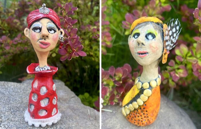 These Funky Figurines Each Aave A Hilarious Backstory That Includes Their Typical Coffee House Order (20 Pics)