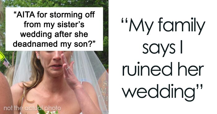 Father Storms Out Of Wedding After His Transphobic Sister Deadnames His Son