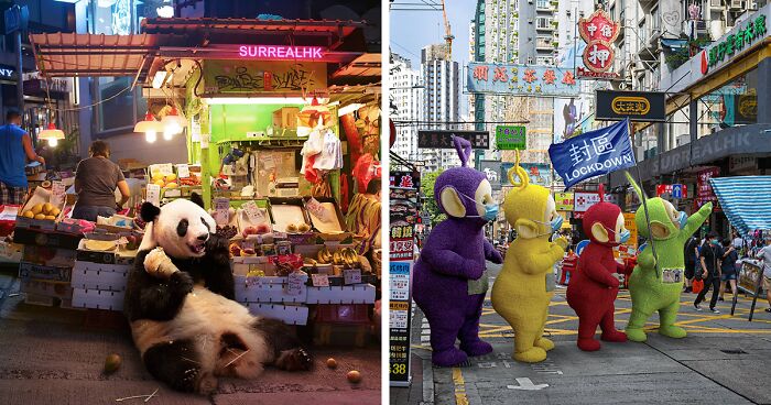 Artist Rediscovers Hong Kong Through His 60 Surreal Photo Manipulations (New Pics)