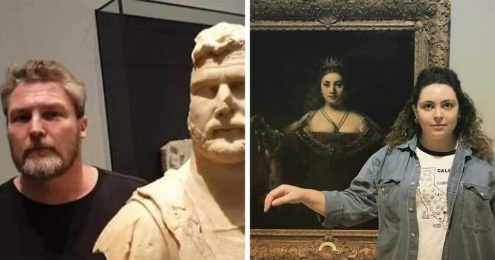 These People Have Found Their Doppelgangers In Art Museums (7 Pics)