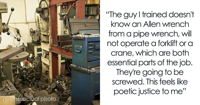 New Machinist “Doesn’t Know An Allen Wrench From A Pipe Wrench” But Still Earns More Than This Woman Who Trains Him