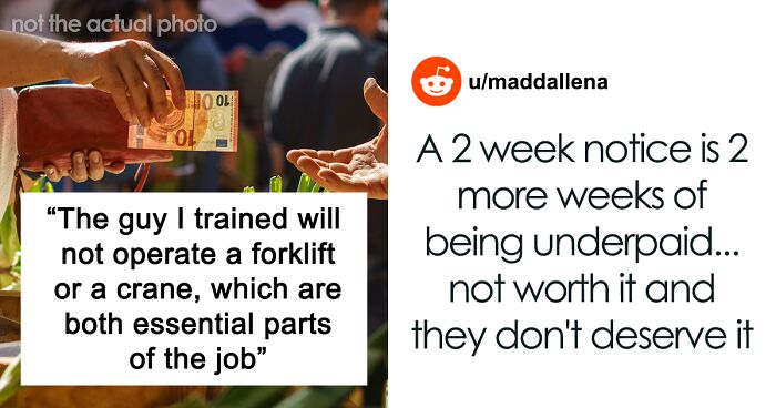 Woman Decides To Leave Her Job While Training A Newbie Who Doesn’t Know How To Do His Job Because He Is Being Paid More