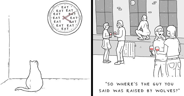 This Artist Might Make You Chuckle With His Funny Single-Panel Comics (67 Pics)