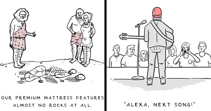 Artist Creates Humorous Single-Panel Comics With A Goal To Make People Laugh (67 Pics)