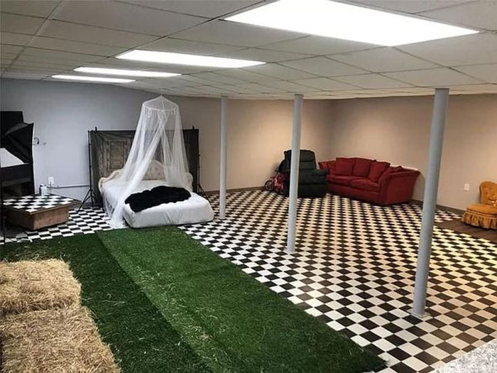 I Have So Many Questions About What’s Up With This Basement In Pickens Sc….