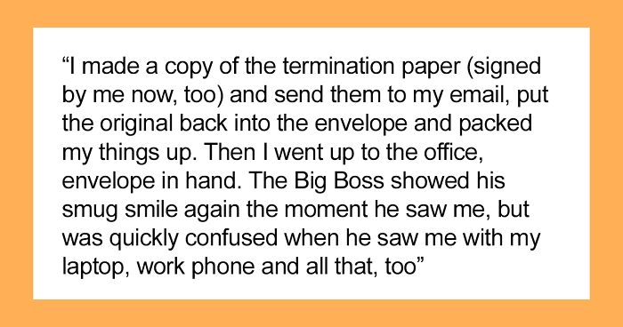 Boss Give An Ultimatum To Their Only Capable Employee, He Then Takes The Boss And The Whole Division Down Through Malicious Compliance