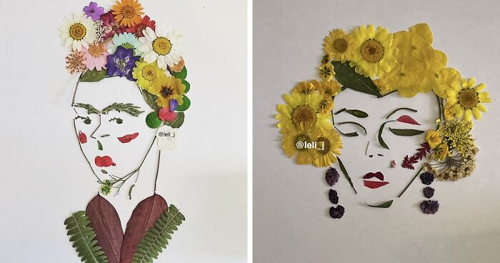 I Make Art From Fresh And Dried Flowers (34 Pics)