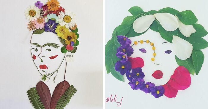 I Make Art From Fresh And Dried Flowers (34 Pics)