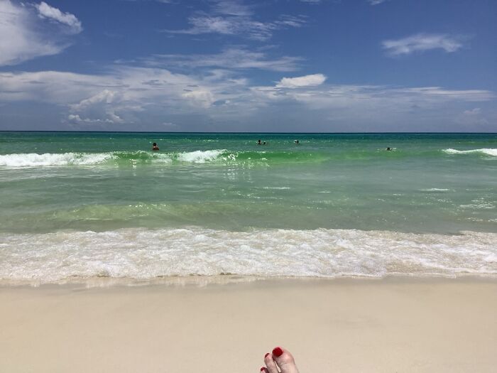 Paradise Beach, Florida. July 4th Week.