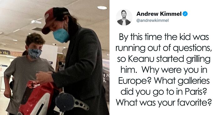 Twitter User Shares A Wholesome Conversation He Overheard At The Airport Between Keanu Reeves And A Fan, Tweet Goes Viral With Over 300k Likes