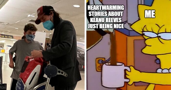 Passing Bystander Shares A Wholesome Keanu Reeves Moment Where A Young Fan Proceeded To Barrage Him With Questions