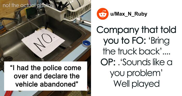 Employee Reports Work Truck As Abandoned After Higher-Ups Caused A Scene Over His 2 Weeks’ Notice