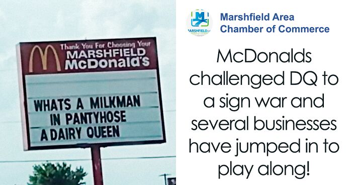 McDonald's And Dairy Queen Are Beefing With Signs In Missouri, And Other Companies Are Joining In On The Fun