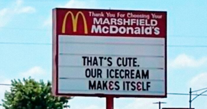 McDonald's And Dairy Queen In Missouri Start A Hilarious 'Sign War', And People Can't Get Enough Of It