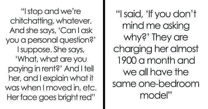 Woman Learns Her Neighbor With Same Floor Plan Pays $600 More Monthly Rent Than Her, Wonders 'Can They Do That?'