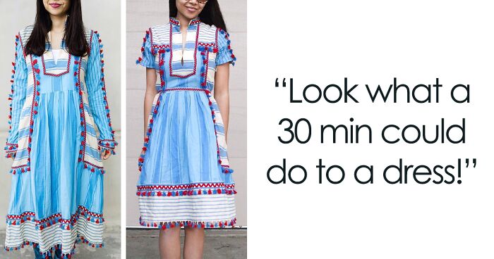 Mom Becomes Instagram Sensation By Transforming 49 Old And Ugly Items Of Clothing Into Fashionable Outfits To Save Money