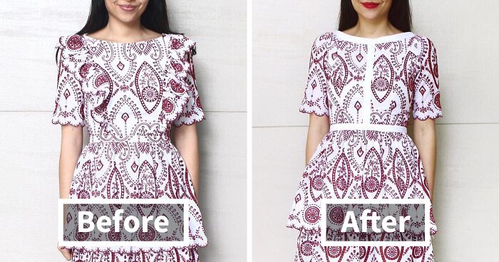 49 Times This Mom Transformed Old Clothing Into Completely New Looks (New Pics)