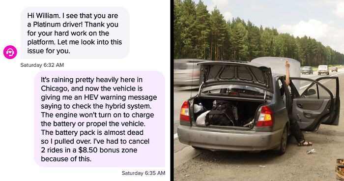 Lyft Driver Ends Up Getting Charged Over $1,000 After Picking Up A Passenger In Extreme Rain Which Damaged The HEV System And Left Him Stranded On The Road For 60 Hours