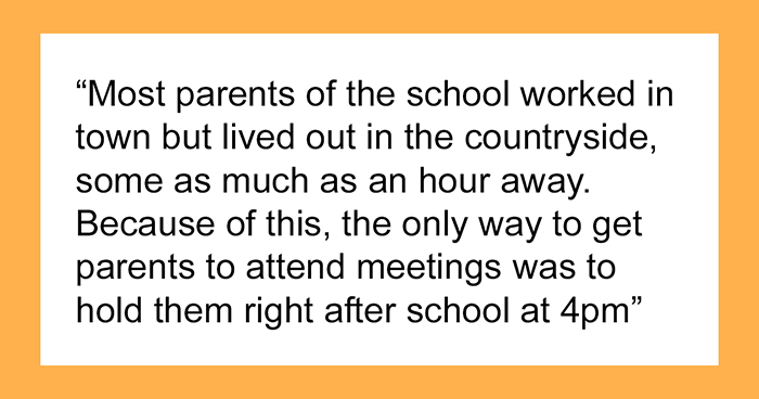 New Boss Orders Countryside School Principal To Set Parents’ Meeting At 7 PM, Finds Out No One Showed Up