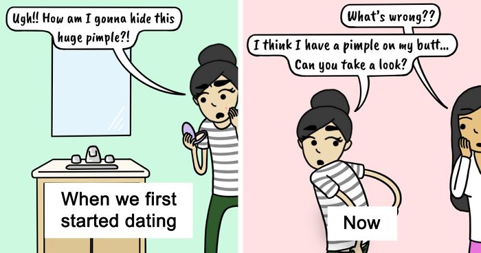 My 20 New Cute And Funny Comics About Being In A Long-Term Relationship As Lesbians