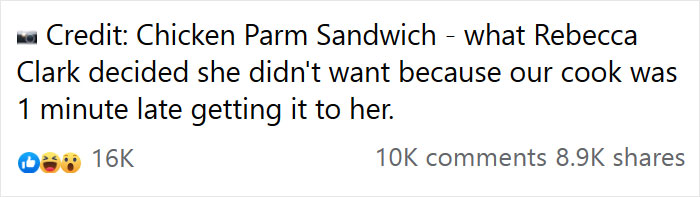 Karen Storms Into A Restaurant Demanding Her Sandwich Much Earlier ...