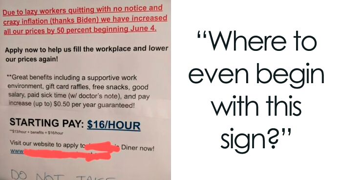 TikToker Shows How A Restaurant Increases Their Prices By 50% Because Of “Lazy Workers”, Shares 19 Other Flyers