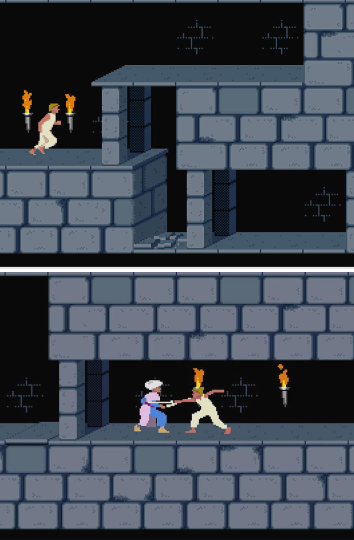 Prince Of Persia fighting scene gameplay 