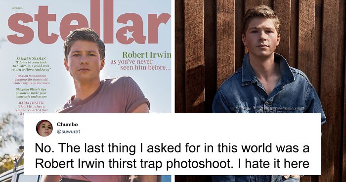 18-Year-Old Robert Irwin Steps Out Of His Usual Khakis To Participate In A Fashion Photoshoot