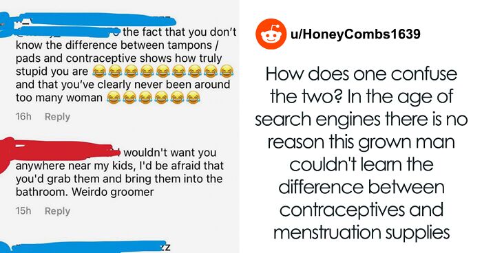 Commenter Makes A Fool Of Himself By Mistaking This Teacher’s Initiative To Provide Tampons To School Girls With Contraception