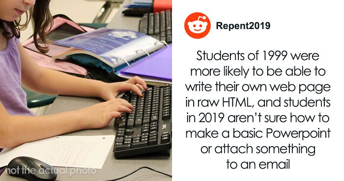 52 Teachers Point Out The Differences In Students Over The Years In this Online Thread