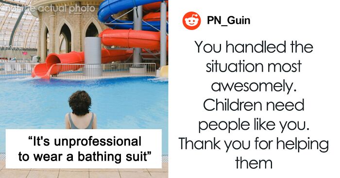 Social Worker Is Praised For Wholesome Malicious Compliance After Not Being Allowed To Wear A Bathing Suit On The Job