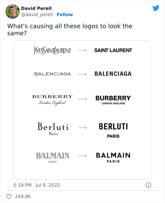 Person Reveals Why Popular Brands Are Changing Their Logos To Look Similar,  Goes Viral On Twitter | Bored Panda