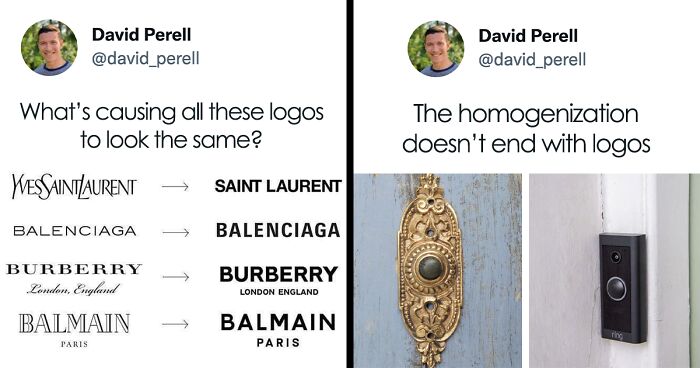 Guy Shares Why Company Logos And Design In General All Look Pretty Much The Same, Goes Viral On Twitter