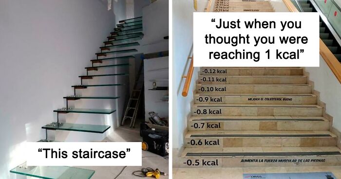 107 Terrible Stair Designs That Require Users To Proceed With Caution (New Pics)