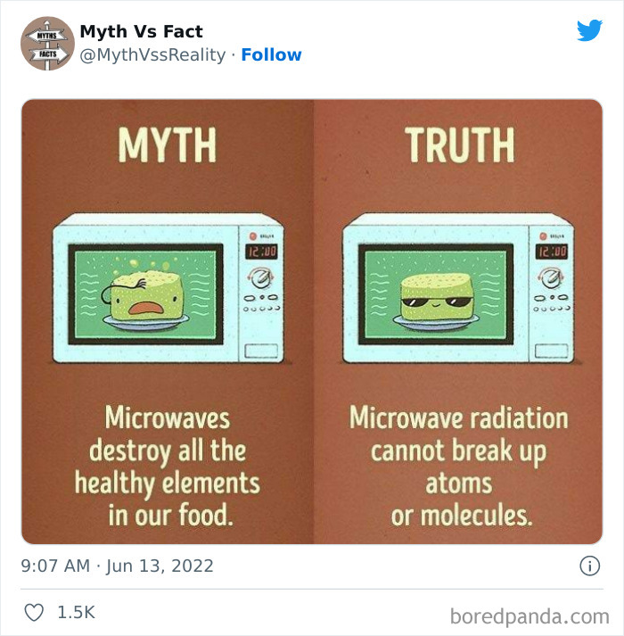 4 myths and truths about microwaving food